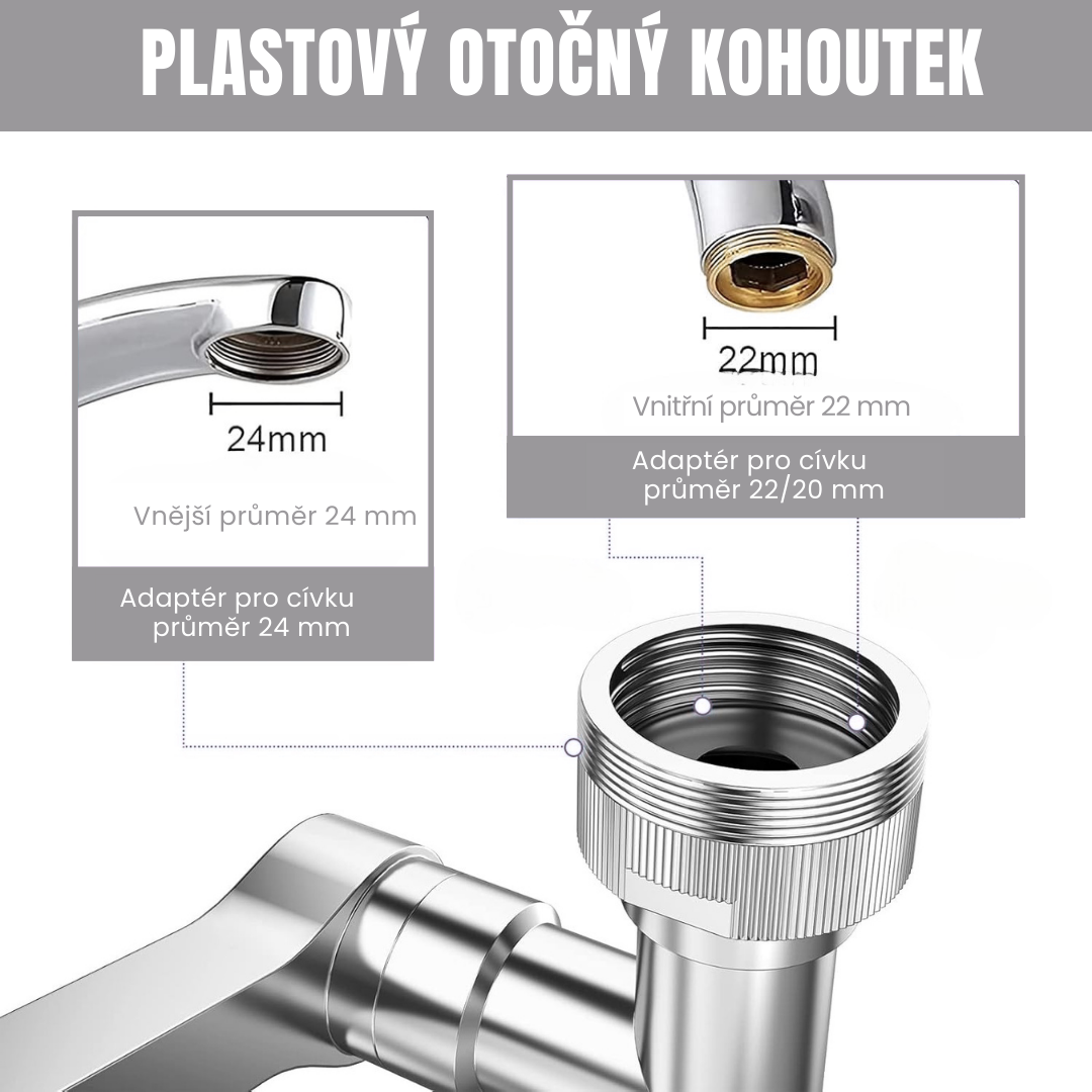 Otočný Kohoutek 1080° – AKCE 2v1