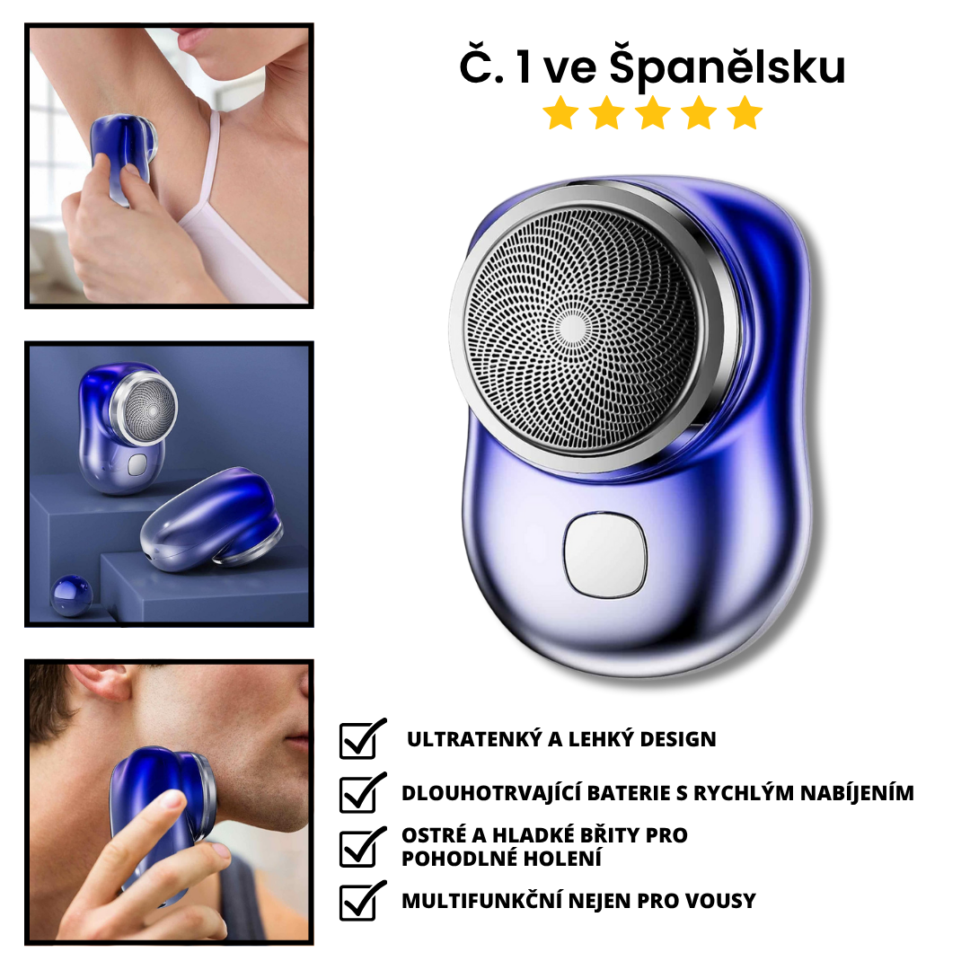 Mini Přenosný Elektrický Holicí Strojek - ShavePRO