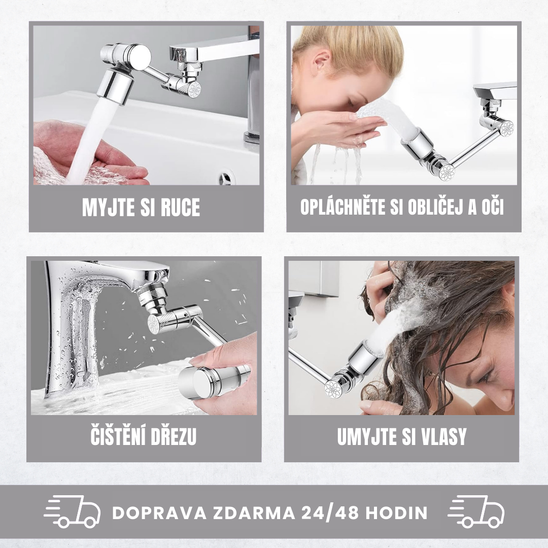 Otočný Kohoutek 1080° – AKCE 2v1