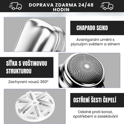 Mini Přenosný Elektrický Holicí Strojek - ShavePRO