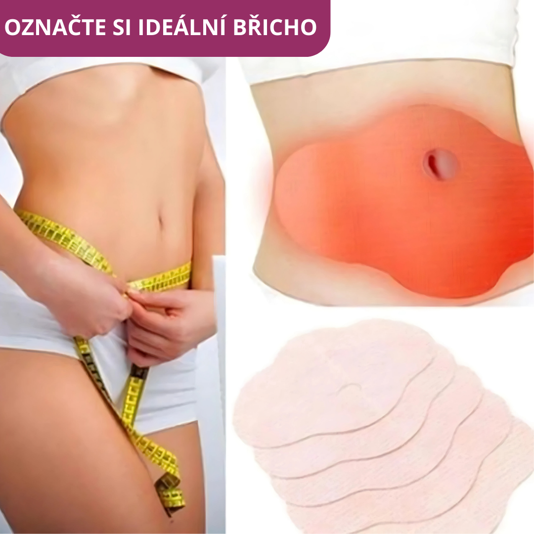 Náplasti Na Hubnutí Na Břicho - BALENÍ 5 ks